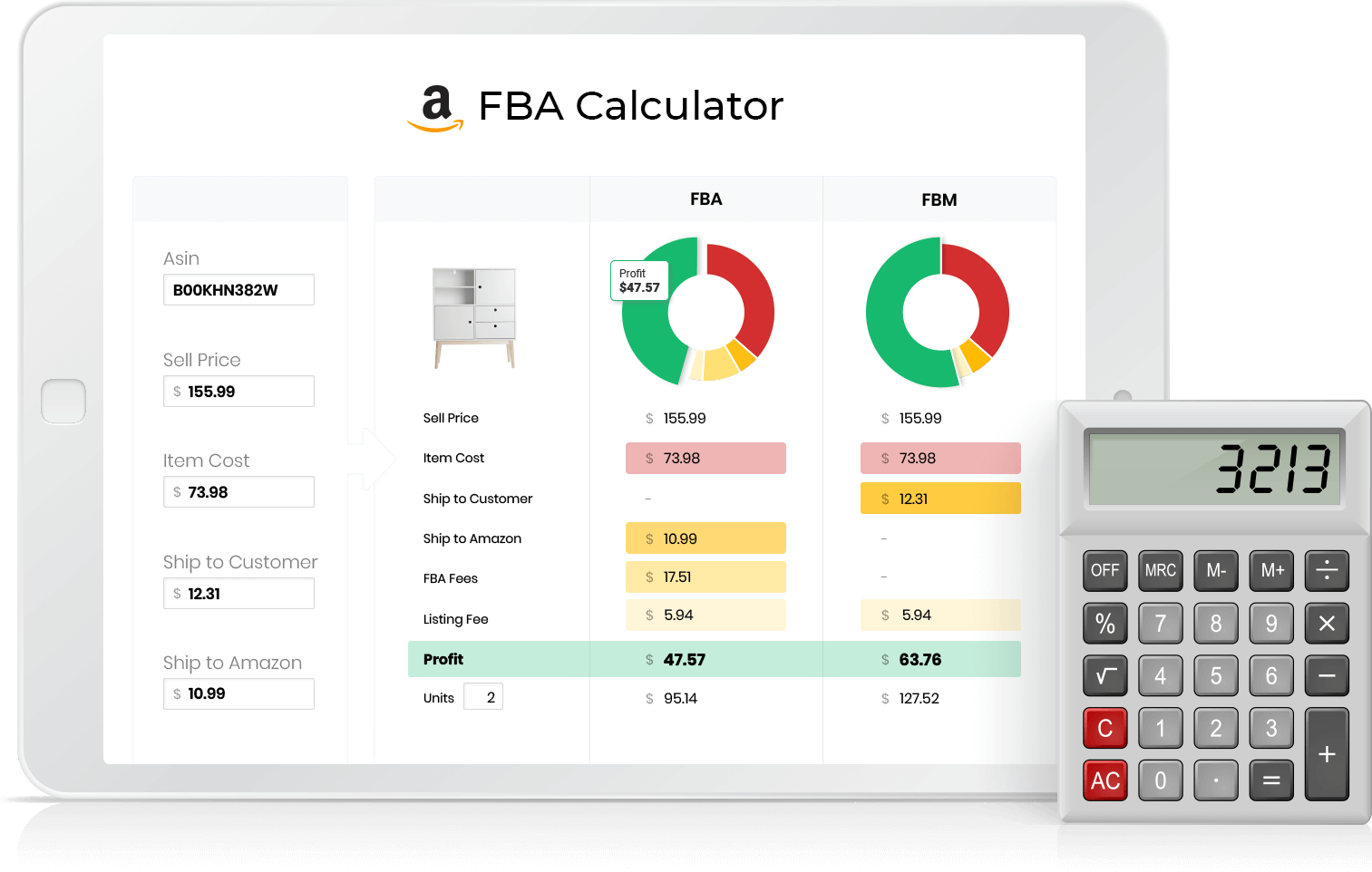 xsellco amazon FBA Calculator